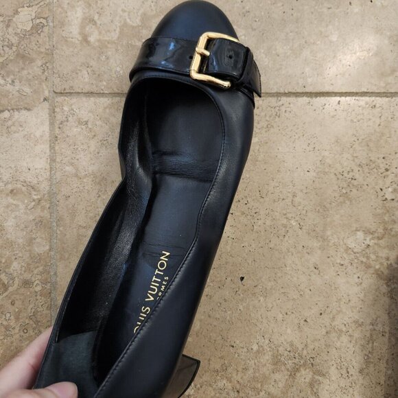 Louis Vuitton uniform women's black shoes in size 39.5 - Picture 11 of 12